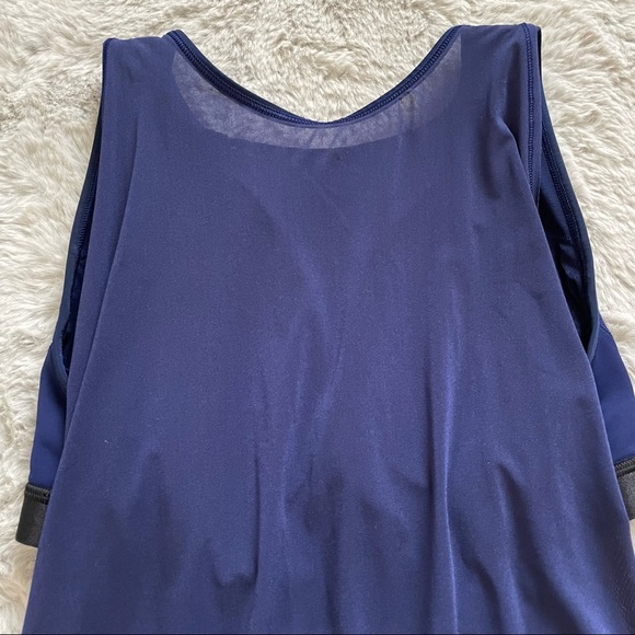 Lululemon fit physique hero blue tank top mesh back workout Athletic size 6 - Picture 4 of 13